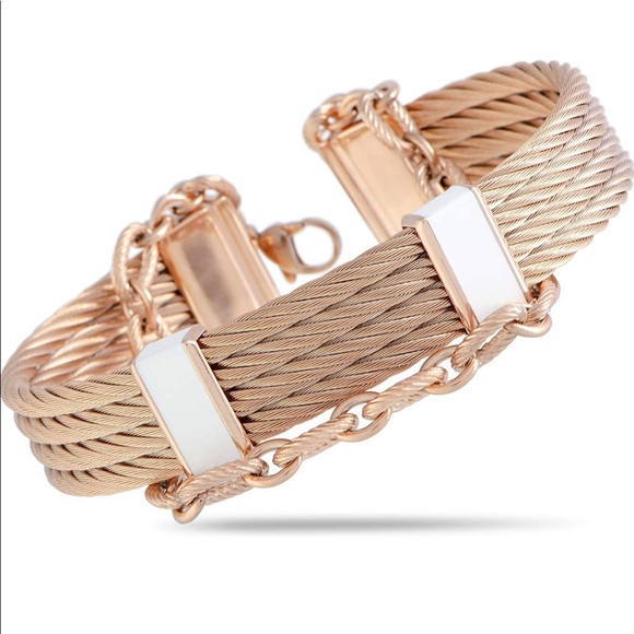 🔆 CHARRIOL St. Tropez Steel Lacquer bangle - Picture 3 of 6